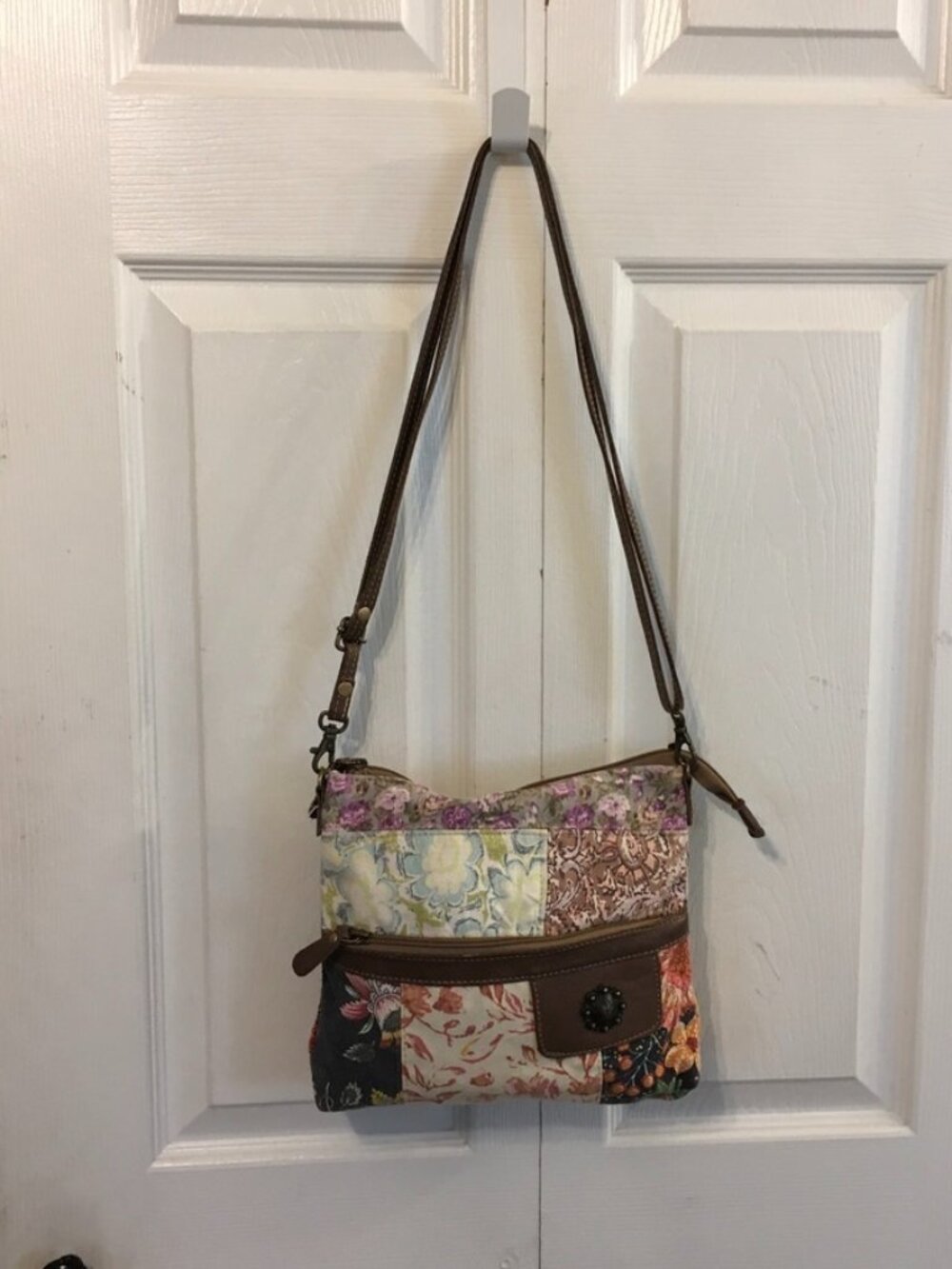 Myra Bag Le Fleur Small Patchwork Crossbody Floral